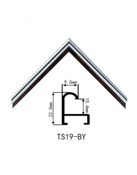 Aluminum Alloy Metallic Frame, width 9mm, thickness 22mm, SOAAF1120051BY