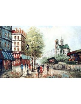 Walking Along The City