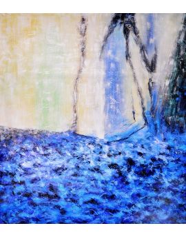 Blue Fallen Leaves