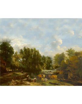 European-Style Village Landscape
