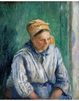 Washerwoman, Study By Camille Pissarro