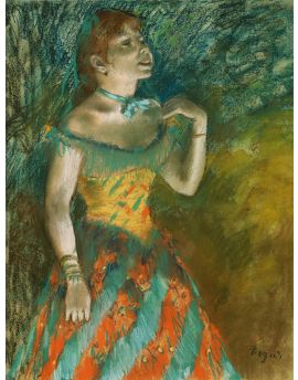The Singer In Green By Edgar Degas
