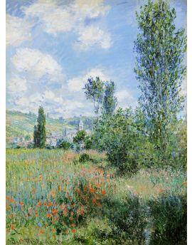 View Of Vetheuil By Claude Monet