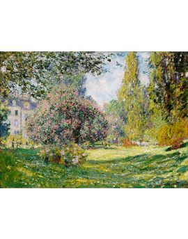 Landscape-The Parc Monceau By Claude Monet
