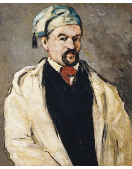 Portrait Of A Man In A Blue Cap,Or Uncle Dominique 1866 By Paul Cezanne