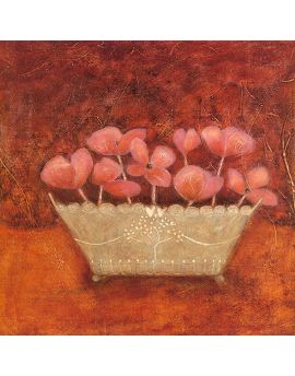 Bowl Of Red Flowers