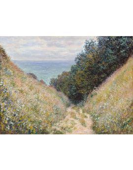Road At La Cavee, Pourville By Claude Monet
