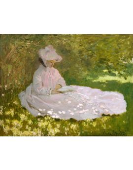 Springtime By Claude Monet
