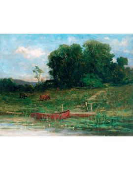 The Farm Landing By Edward Mitchell Bannister