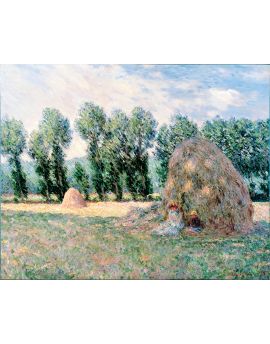 Haystacks By Claude Monet