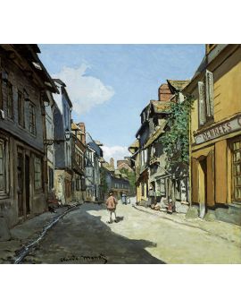 Rue De La Bavole, Honfleur By Claude Monet