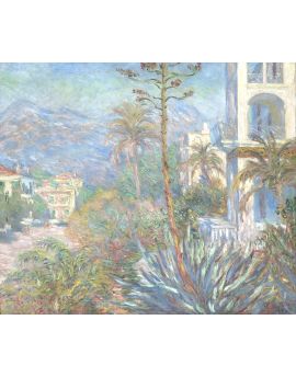 Villas At Bordighera By Claude Monet