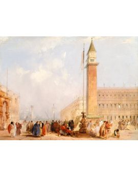 The Piazzetta, Venice By Edward Pritchett