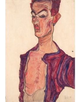 Self-Portrait By Egon Schiele