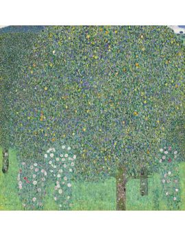 Roses Under The Trees By Gustav Klimt