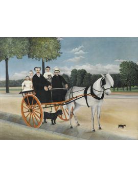 La Carriole Du Pere Junier By Henri Rousseau