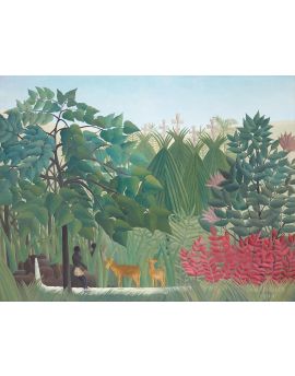 The Waterfall By Henri Rousseau