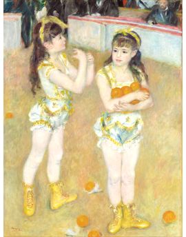 Acrobats At The Cirque Fernando (Francisca And Angelina Wartenberg) By Pierre-Auguste Renoir