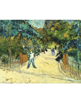 Entrance To The Public Gardens In Arles By Vincent Van Gogh