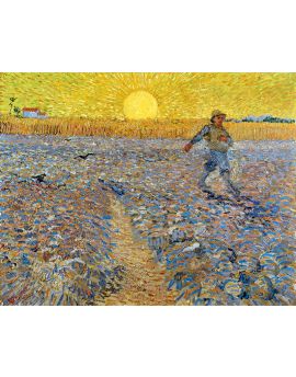 Sower At Sunset, 1888 By Vincent Van Gogh
