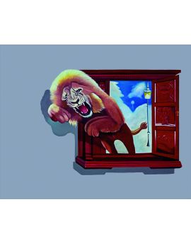 3D Image Of Male Lion