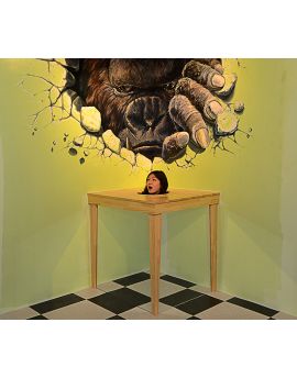3D Image Of Terrifying Gorilla