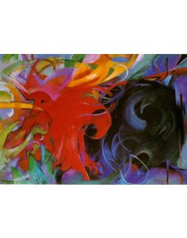 Fighting Forms by Franz Marc