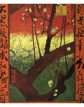 Japonaiserie Flowering Plum Tree, After Hiroshige by Vincent Van Gogh