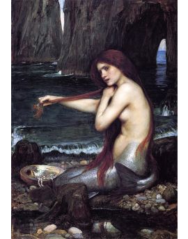 A Mermaid 1900 by John William Waterhouse