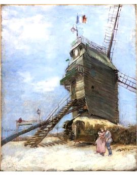 Le Moulin De La Galette 4 1886 by Vincent van Gogh