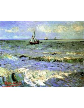 Seascape At Saintes Maries by Vincent van Gogh