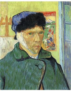 Self Portrait With Bandaged Ear 1889 by Vincent van Gogh