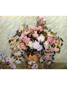 Still Life Vase With Roses by Vincent van Gogh