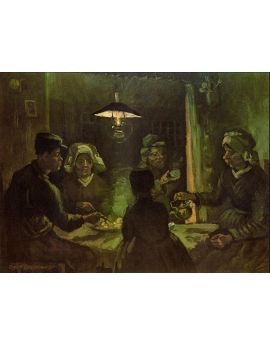 The Potato Eaters (Preliminary Oil Sketch) by Vincent van Gogh