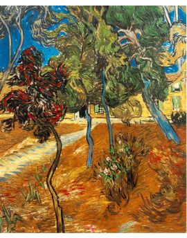 Trees In The Asylum Garden by Vincent van Gogh