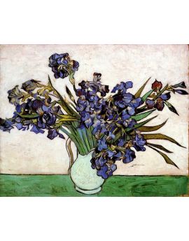 Vase With Irises by Vincent van Gogh