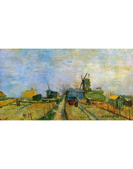 Vegetable Gardens In Montmartre 2 by Vincent van Gogh