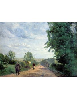 Way To Sevres 1865 by Camille Corot