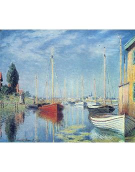 Argenteuil Yachts 02(1) by Claude Oscar Monet