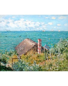 The Cabin At Saint Adresse by Claude Oscar Monet