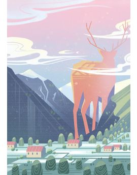 Giant Deer By Liu Ying