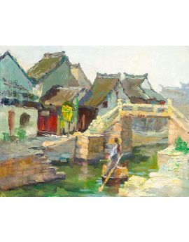 Graceful Water-Town Landscape By Ma Jie
