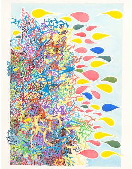 Vivid-Colored Lines And Drops By Mai Ping