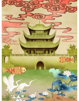 Yueyang Tower By Shen Zhiyong