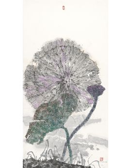 Lotus Leaves By Shi Qing
