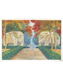 Autumn Of Ming Xiaoling Mausoleum By Tao Mu
