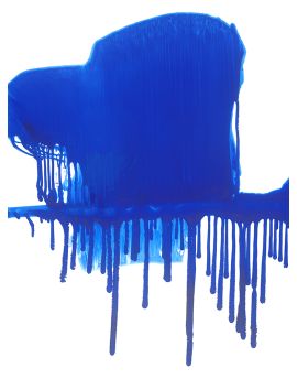 Blue Dripping By Wang Junsen