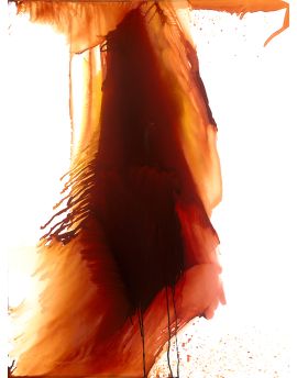 Brown Modern Work By Wang Junsen