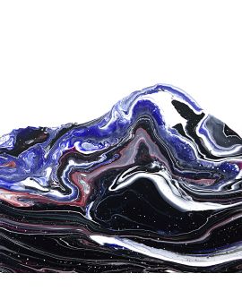 Black And Blue Rocks By Wang Junsen