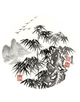 Bamboo In The Mountain By Zhang Puyue